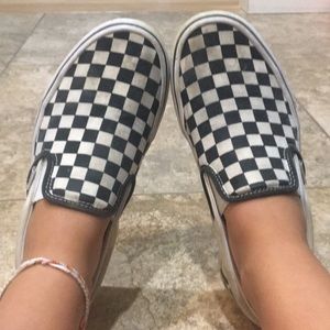 checkered vans